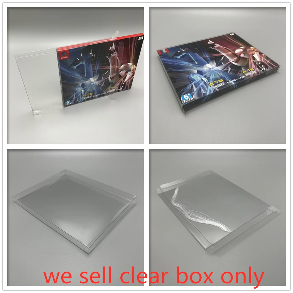 

5 Transparent Storage Box For Switch NS Pok é mon Diamond and Pearl game card box protection, collection, display and use,