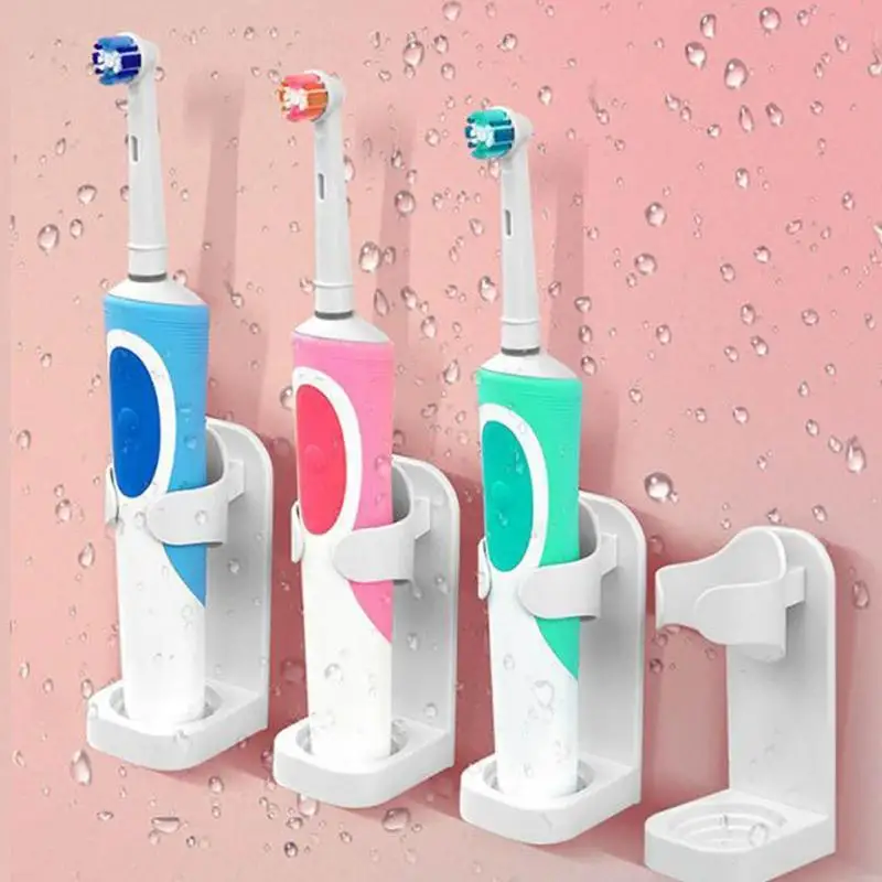 

Traceless Toothbrush Holder Bath Wall-Mounted Electric Toothbrush Holders Adults Toothbrush Stand Hanger Bathroom Accessories