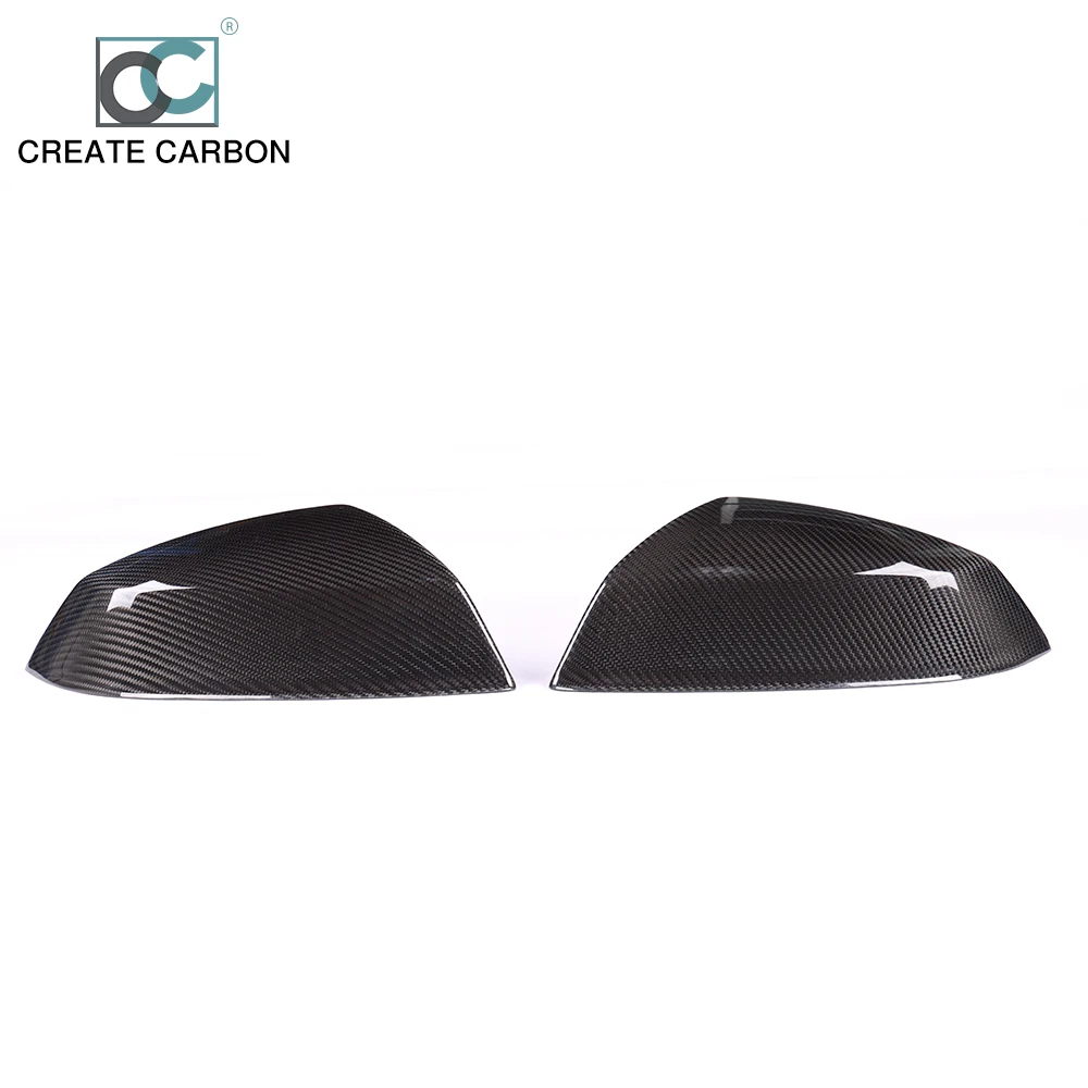

CREATE CARBON Dry Carbon Fiber Accessories tuning Rearview mirror cover shift Gear shell For Audi Q5 SQ5 RSQ5