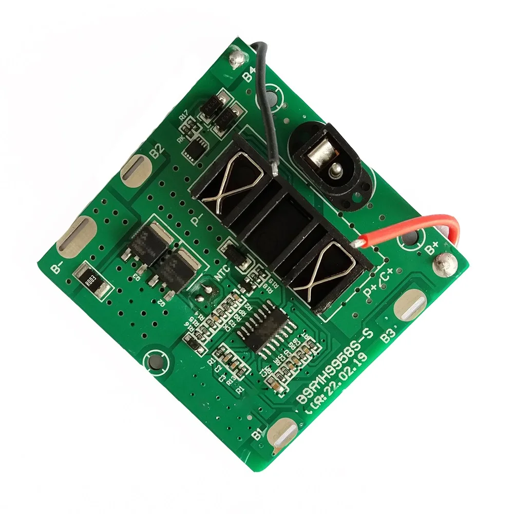 

BMS 5S 12A 21V Li-ion Battery Cell Charge Protection Board With DC Connector Overcharge Protection Over Discharge Protection