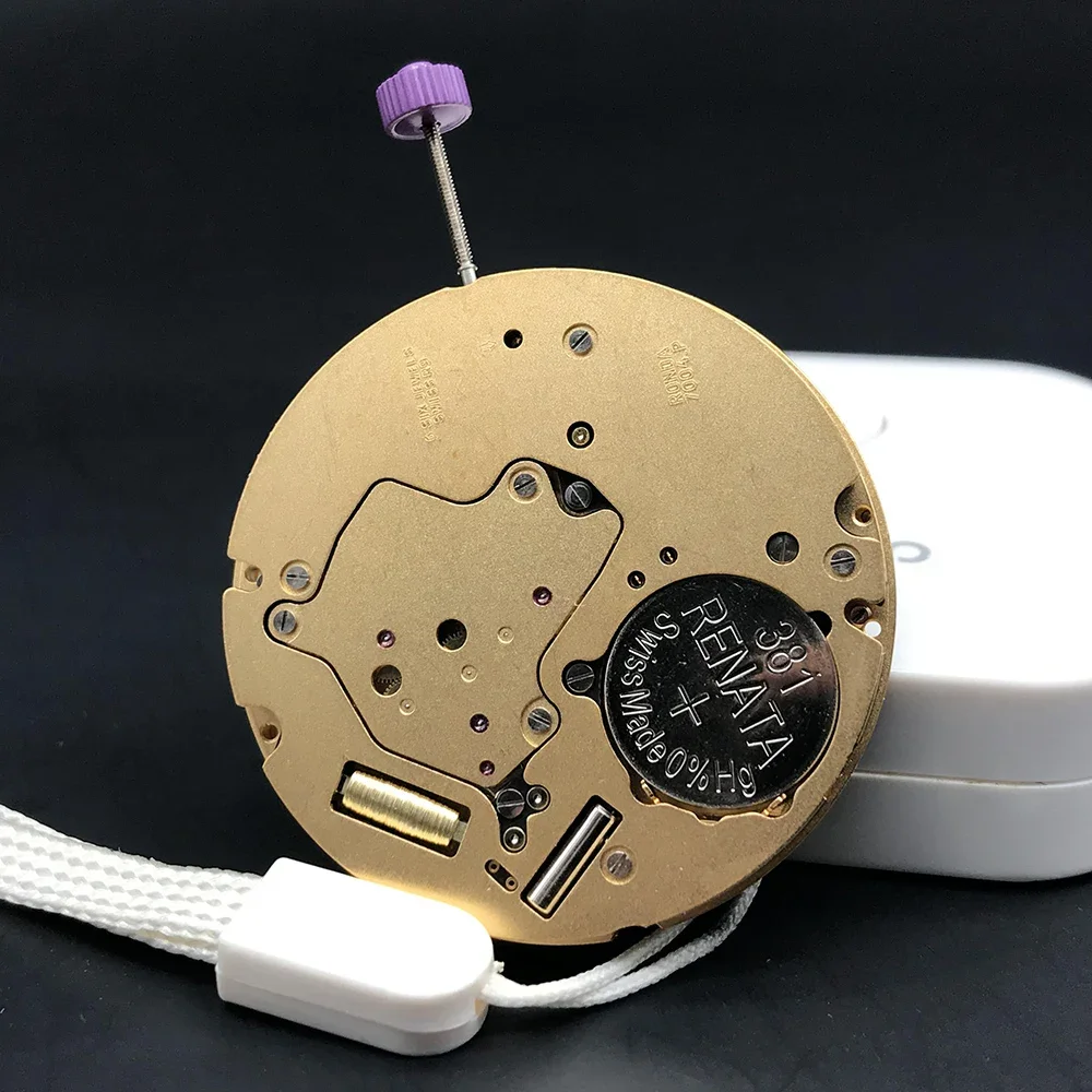 Высококачественный кварцевый механизм Ronda 7004P/7004.P функциональные часы с золотым