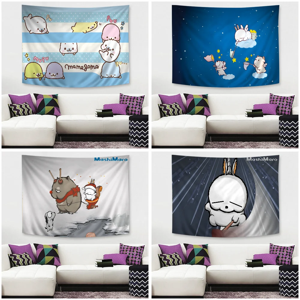 Настенные подвесные гобелены MashiMaro в стиле хиппи для гостиной дома и общежития