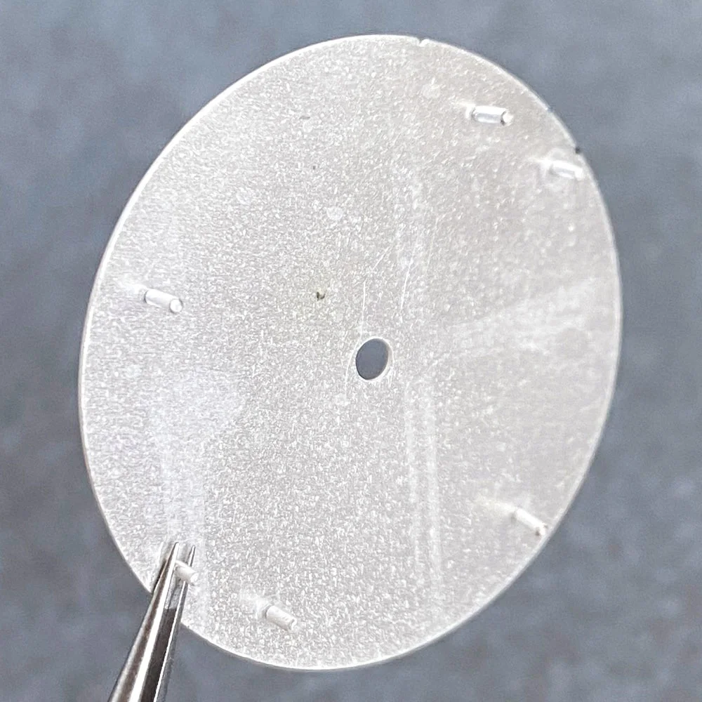 Стерильные 29 мм бежевые кремовые/черные циферблаты зеленый люм желтые маркеры