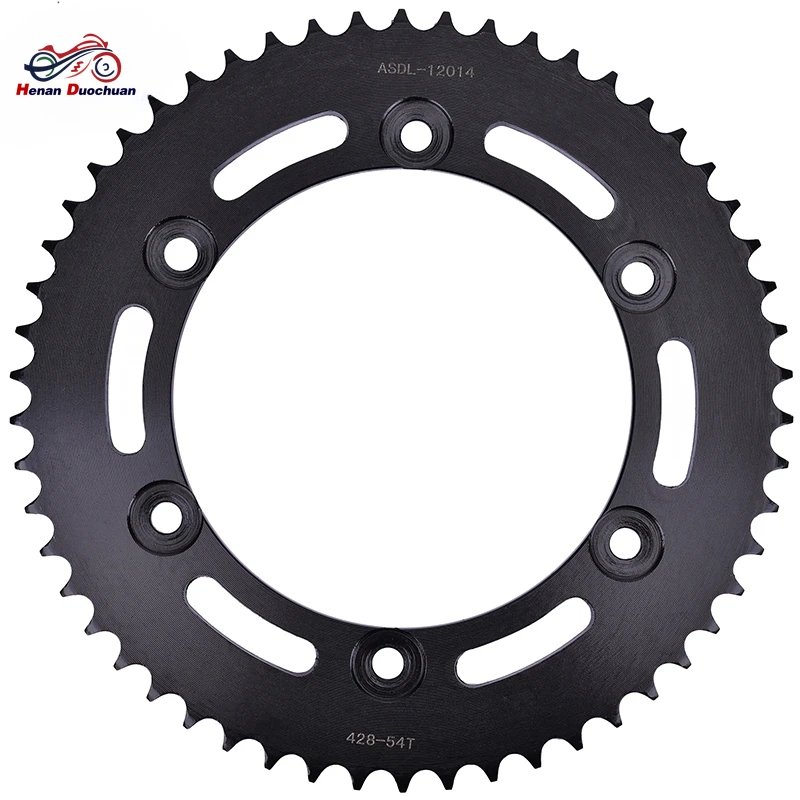 Задняя звездочка мотоцикла 428-54T для Honda CBR250 RJ RK RK-2 88-89 VT250F VT250 FL Spada 89-90 CBR250R VT CBR 250
