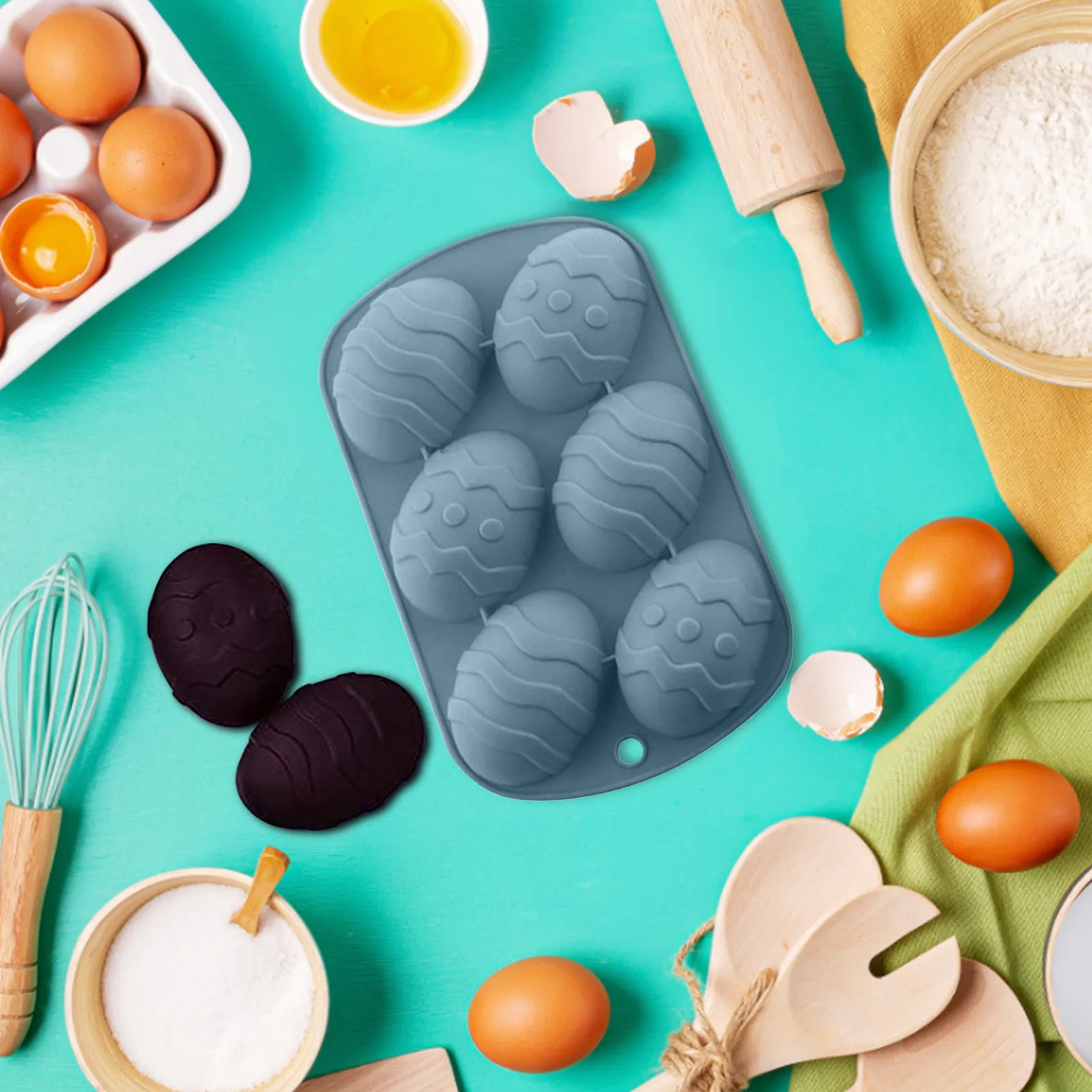 

Силиконовая форма «сделай сам», Яйца динозавра, инструмент для выпечки, Большая сковорода для лазаньи из нержавеющей стали