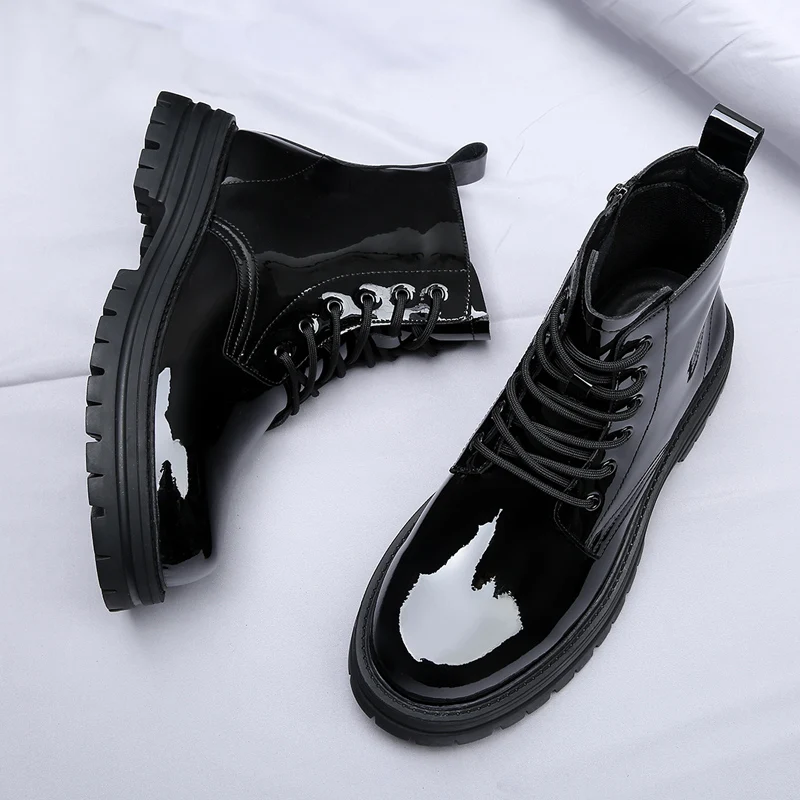 Демисезонные мягкие повседневные Ботинки Martin в британском стиле на толстой