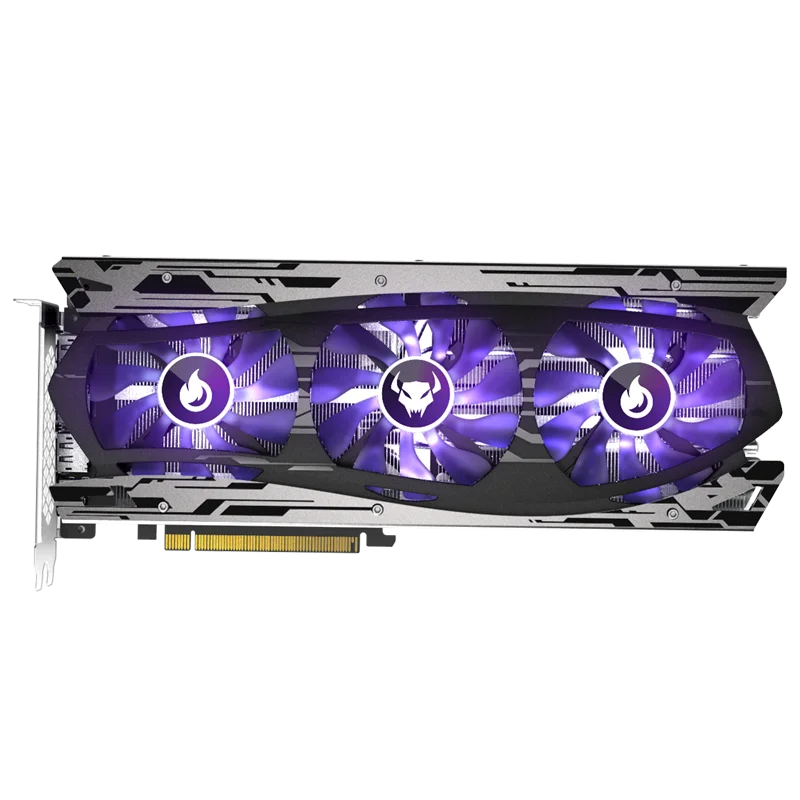 YESTON NVIDIA Geforce RTX 3060 Видеокарта GDDR6 12G 192bit RGB RTX3060-12GD6 LB Компьютер Настольный GPU Разгон -