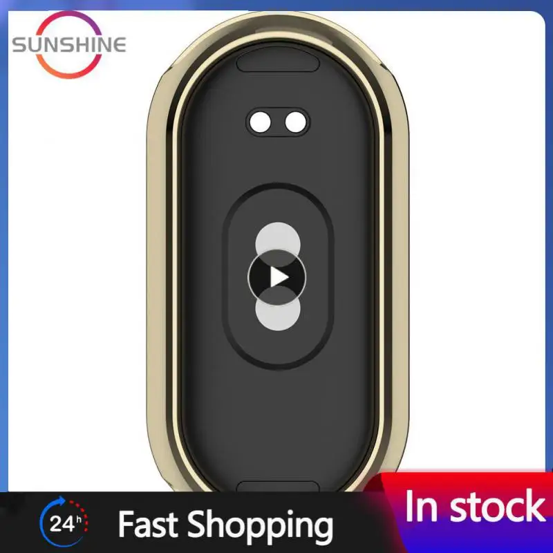 

Fall Prevention For Mi Band 8 Dustproof Waterproof Protective Case Delicate Collision Avoidance Electroplated Watch Case