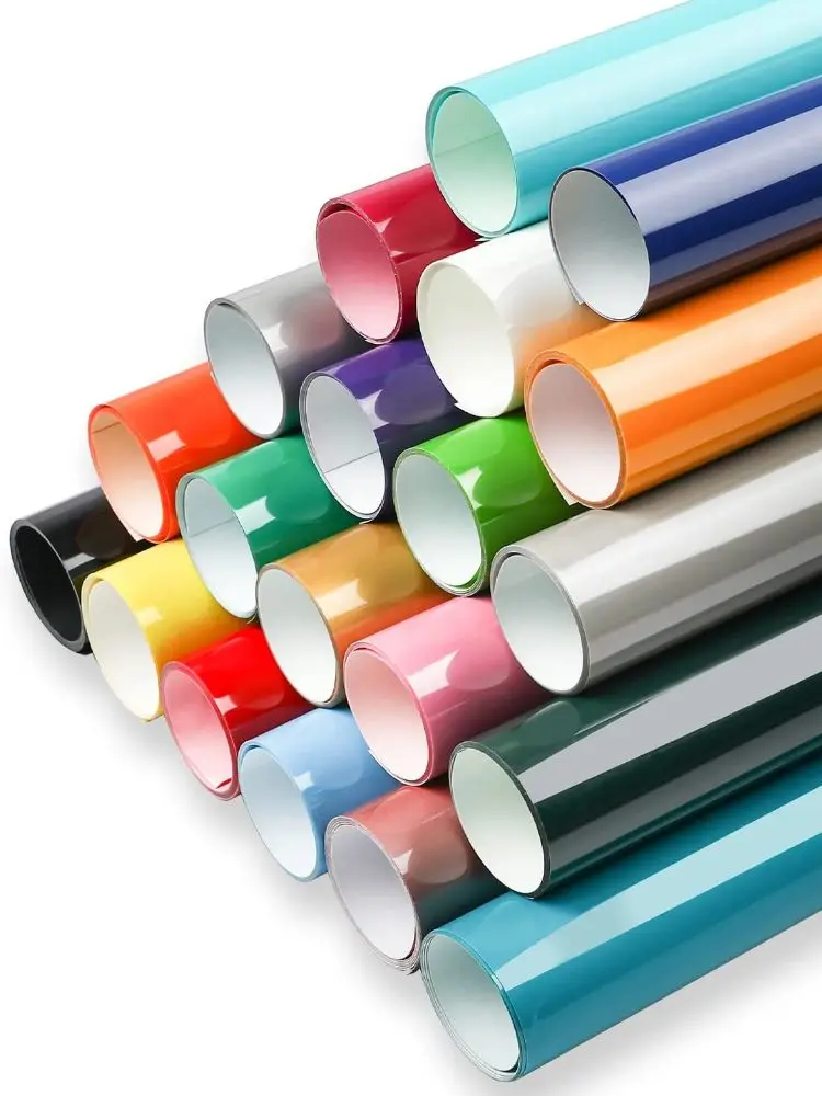 

26 Pack Multi-color PU Heat Transfer Vinyl Sheets HTV Iron on Vinyl for Heat Press T-shirt Textiles Cricut