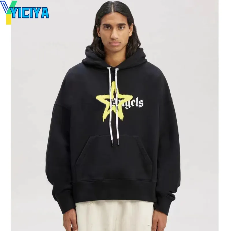 

YICIYA hoodie Pal* Angel* brand y2k Star printing Sweatshirt Pullover hoodies Women Blouse Female sweatshirts fashion winter top