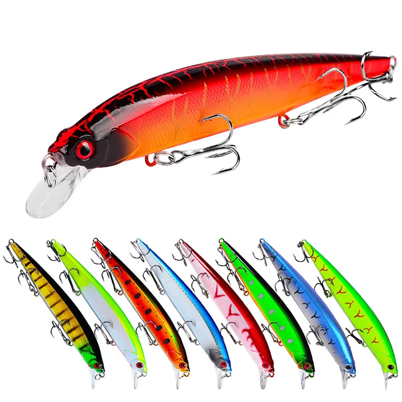 

8pcs/set Fishing Lure Set 14cm/18.5g Minnow Bait Float Bionic Dummy Hard Baits Fishing Baits Suit for Reservoir Pond Ocean River