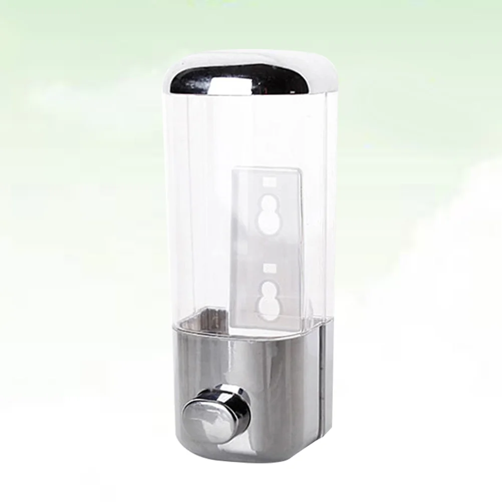 

1 Pc Dispenser Wall Mounted Stainless Steel Shampoo Holder for Office Bathroom