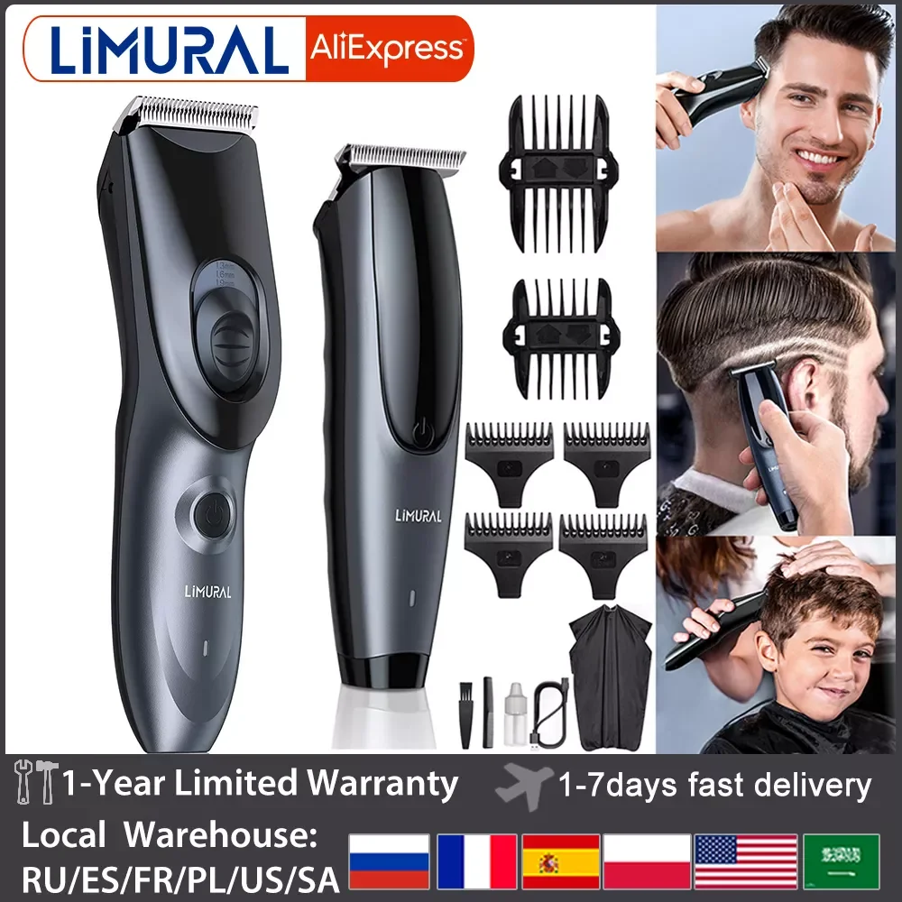 

NEW2023 LM-7250BL+7256 for Hair ART CARVINThe Hair Trimmer Men's Hair Clipper Corded/Cordless Hair Clipper Set for Family/Tr