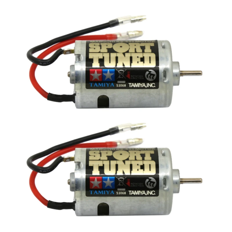 

2X 53068 RS540 Sport Tuned Motor 23T Brushed 540 Hop Up Options High Speed For 1/10 Scale Hobby Car