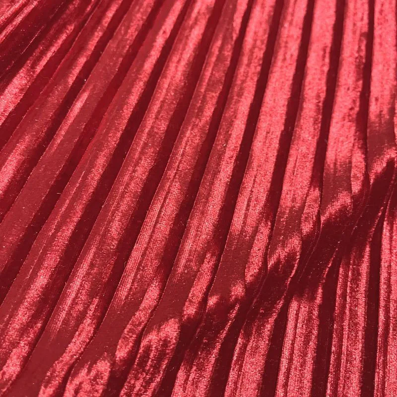 Блестящая черная стая бархатная ткань на метр для наволочек одежды платьев шитья