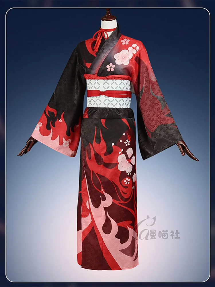 Кимоно Hanyuuda чизуру платье аниме Genshin Impact женский модный костюм для ролевых игр