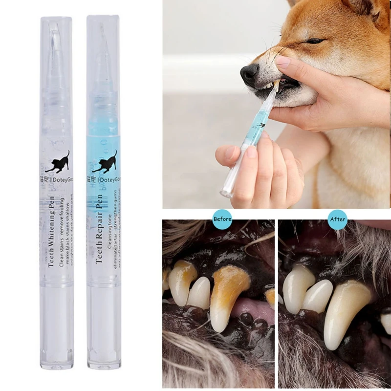 

2PCS Pet Teeth Cleaning Kit Pet Beauty Toothbrush for Dog Cat Remove Tartar Dental Stone Cleaning Pen Pet Dental Care Supplies