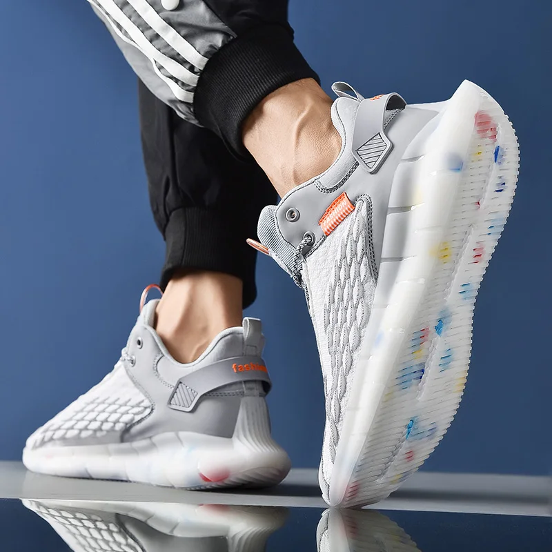 SENAGE Sports Running Shoes Men's Outdoor Sport Sneakers Soft Comfortable Athletic Training Walking Jogging Footwear Trainers