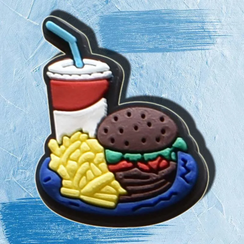 

Shoe Charms Decorations Fits for Crocs Accessories Food Pins Buckle Boys Girls Kids Women Teens Christmas Gifts Party Favors