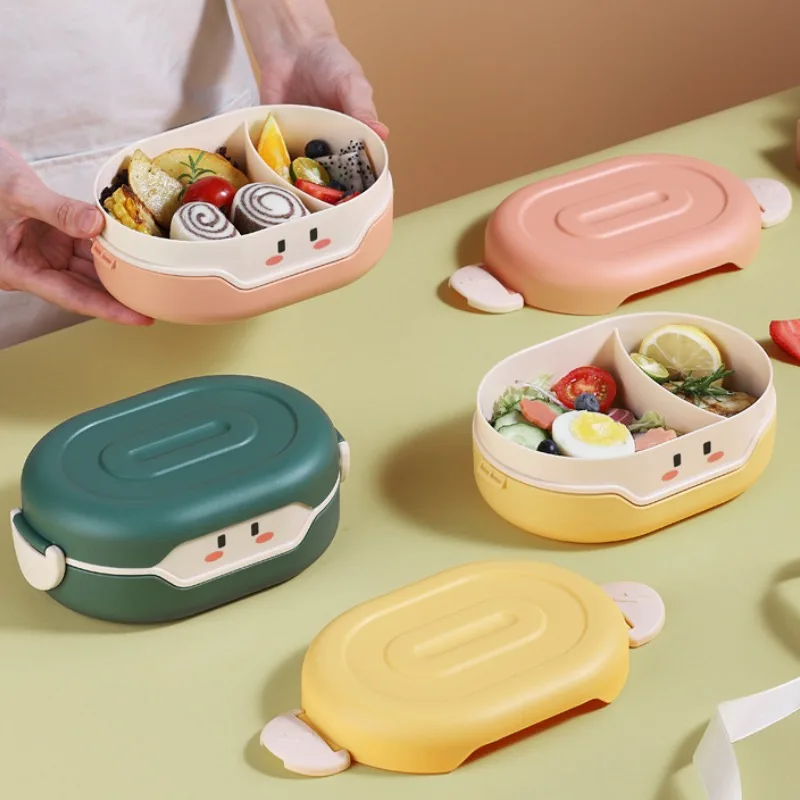 

780ML Children Portable Lunch Box Kids Bento Box Food Contain Microwae Heating Food Storage Containers Lunch Box for Kids