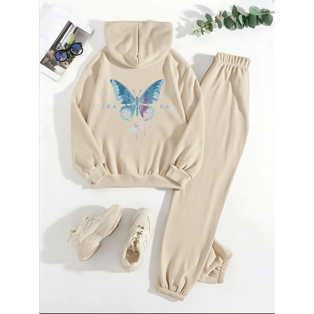 Женские комплекты Mia Muse модная однотонная толстовка с длинными рукавами и