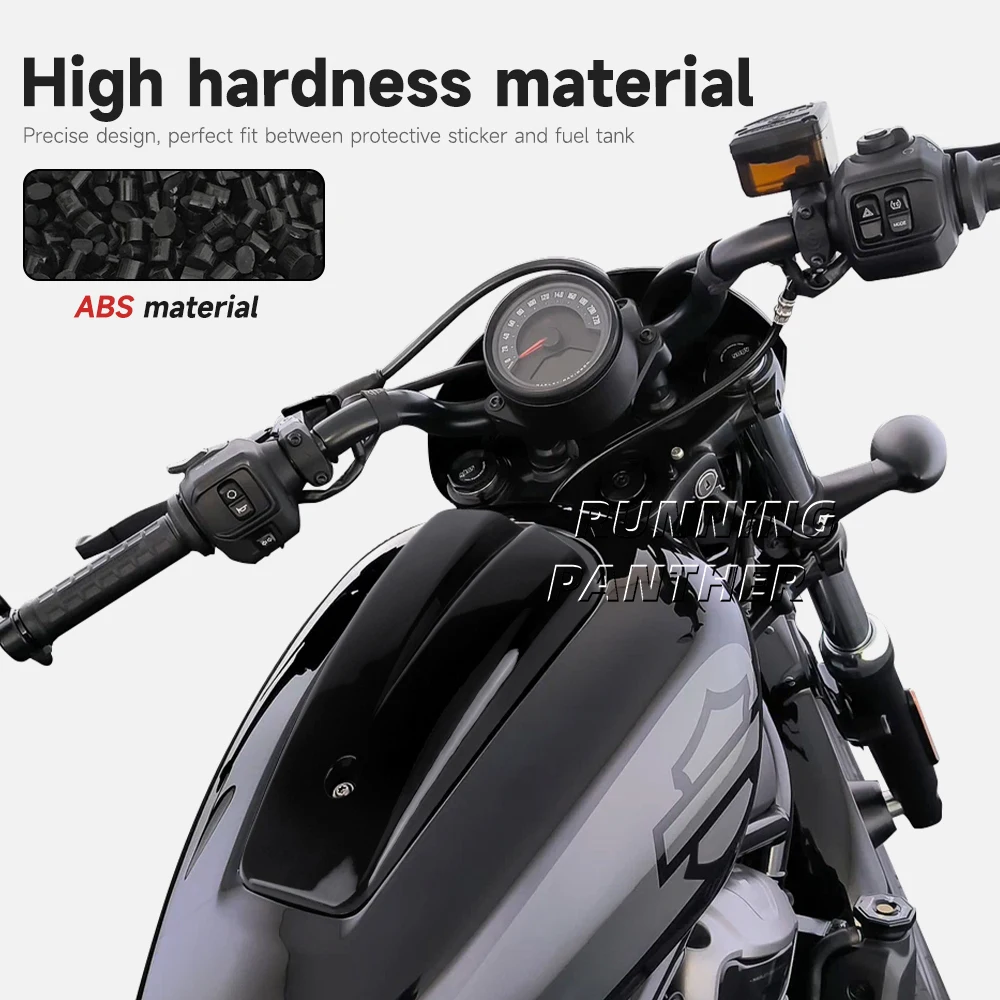 Чехол для топливного бака Harley Nightster 975 RH975 S 2022 2023 2024 глянцевый черный