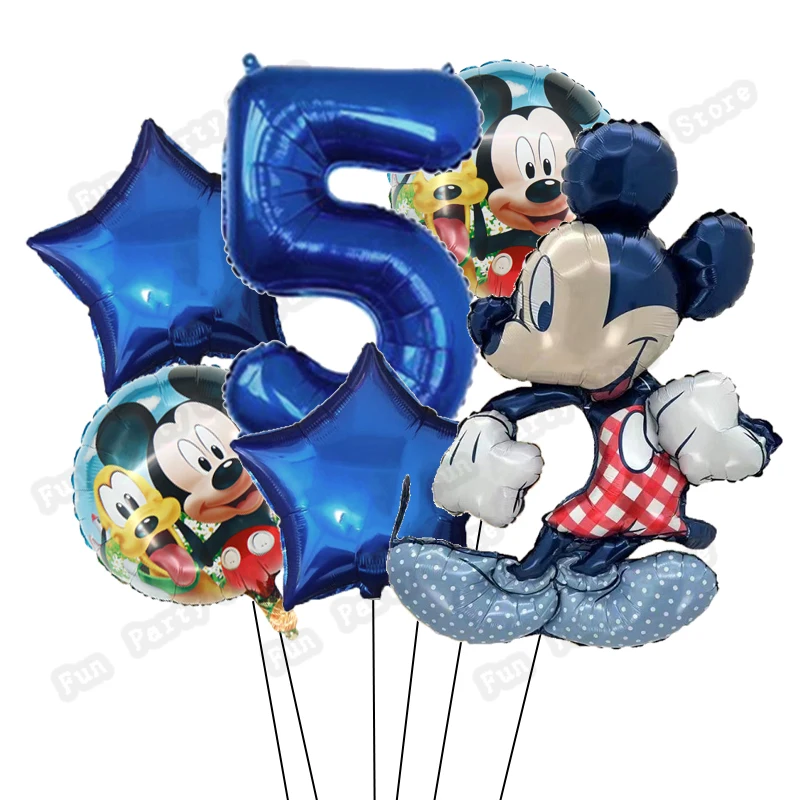 Набор воздушных шаров из фольги Минни 6 шт. | Дом и сад