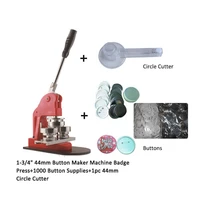 1 14 32mm button maker machine badge press1000 button supplies1pc 32mm circle cutter spainchina stock