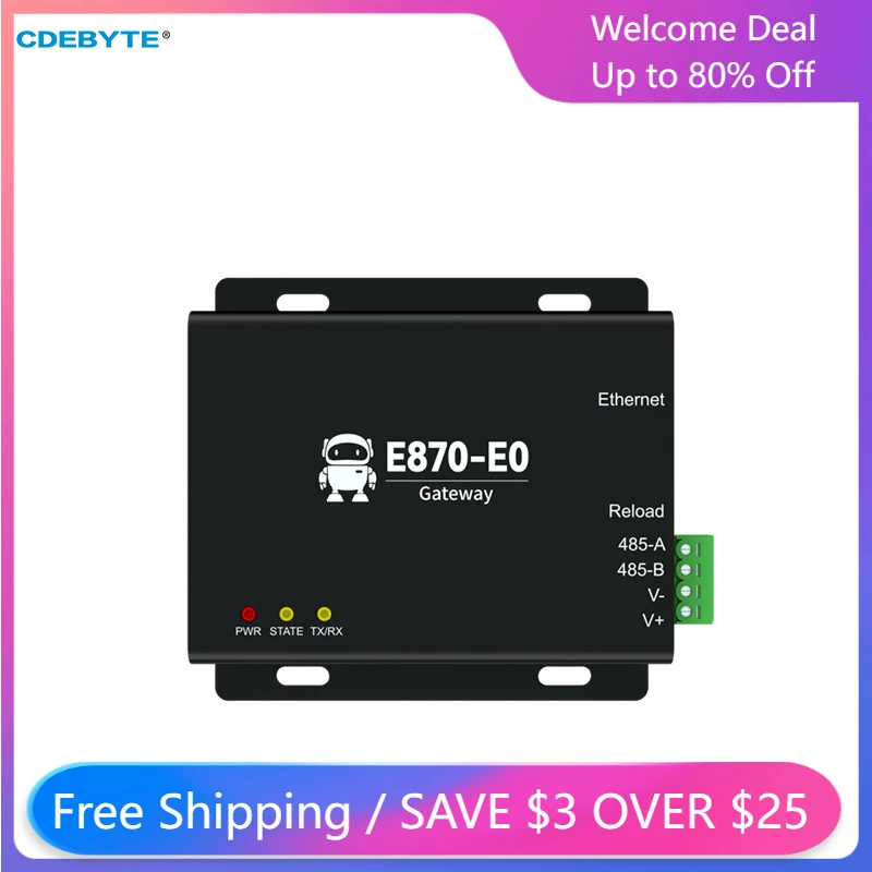 

Захват CDEBYTE E870-E0 switch, аналоговый захват, Ethernet IoT Cloud IO/DTU EBYTE Cloud TCP/UDP/MQTT