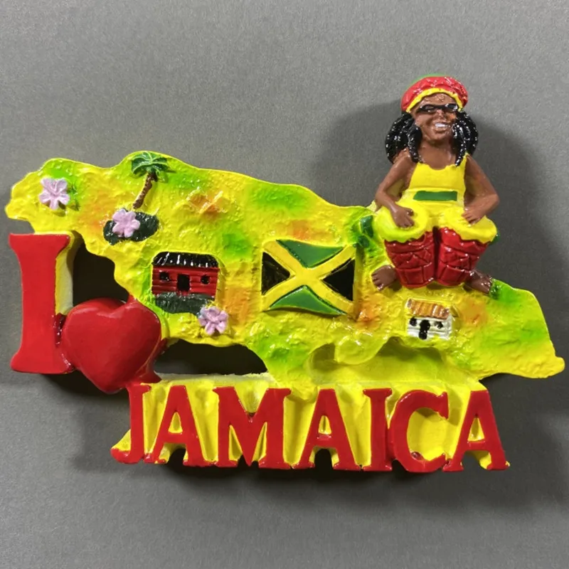 Северная Америка Ямайка 3D магниты на холодильник туристические сувенирные