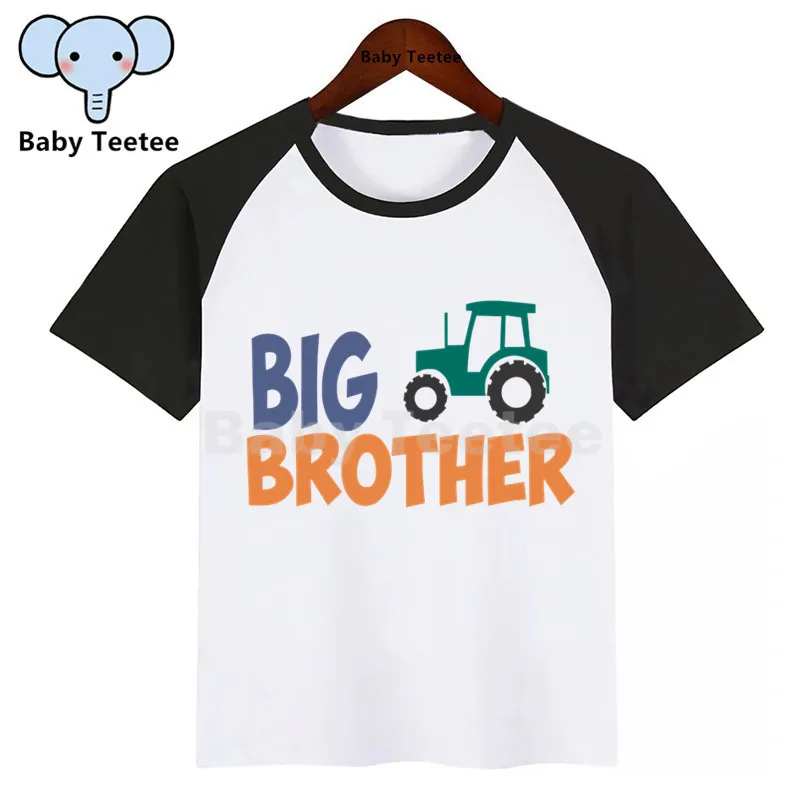 Girls Boys Cartoon I Am Going To Be A Big Brother Print T-Shirt Kids Party Clothes Cute Anime Children Top Tees,drop Ship