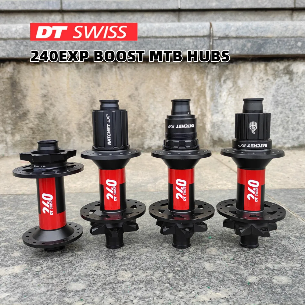 

New 2020 Original DT Swiss 240EXP MTB Bike Straight Pull Hubs 32H 6 Nail Disc Brake Front 9 15*100 110 Rear 142 148 Hub