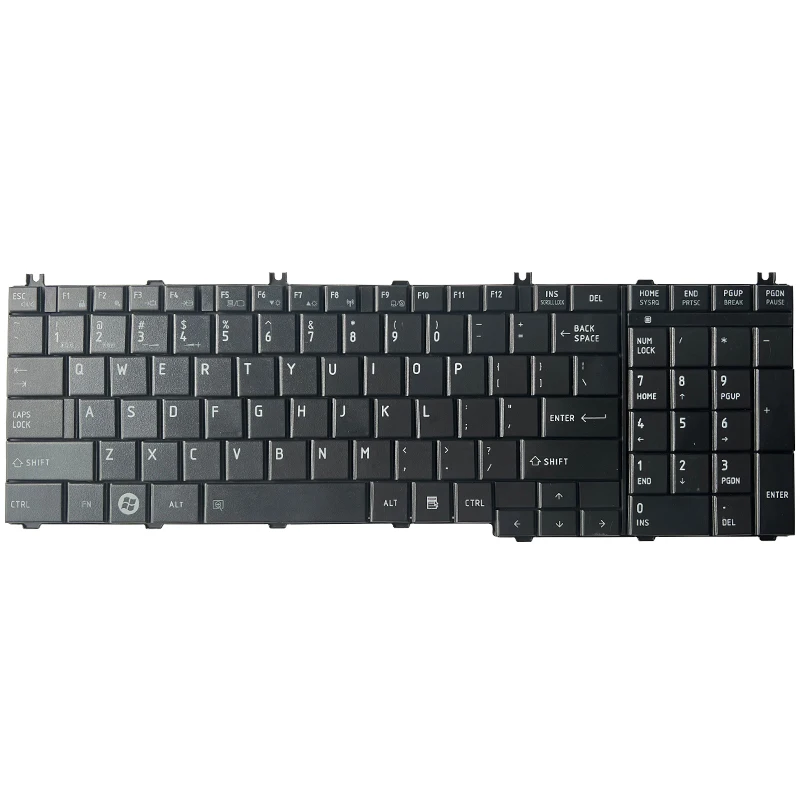 Новинка клавиатура для ноутбука toshiba dynabook T350 B350 США черная/белая - купить по
