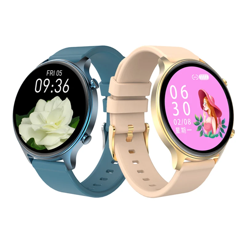 

Smart Watch Women 2022 Answering Call Custom Dials Heart Rate Blood Pressure Oxygen Music Playback Smartwatch For Android IOS