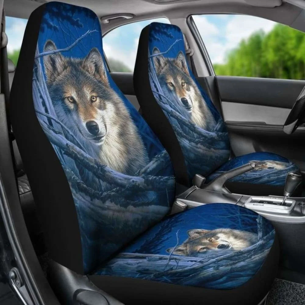 

Car Seat Covers Wolf Moonshine 200904,Pack of Front Seat Cover
