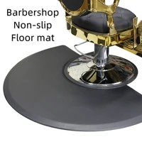 barbershop rubber chair mat hair stylist anti slip carpet beauty salon chair supplies floor protect pad hairdressing tool