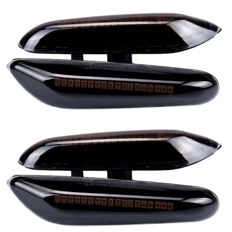 

4PCS LED Dynamic Turn Signal Light Side Marker Sequential Blinker Lamp For -BMW E46 E36 E60 E61 E90 E91 E92 E93 X1 E84