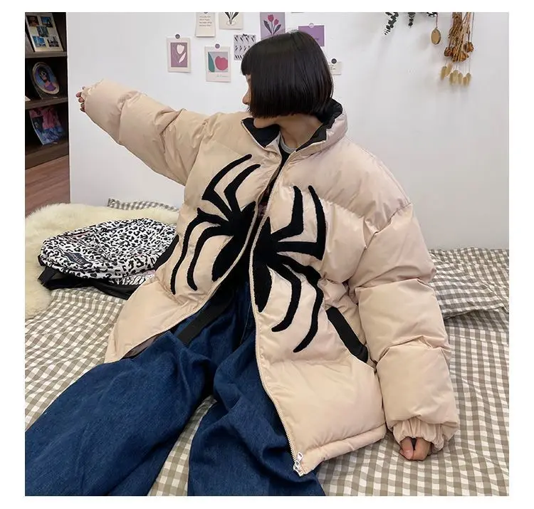 Парка Y2K мужская зимняя в стиле Харадзюку