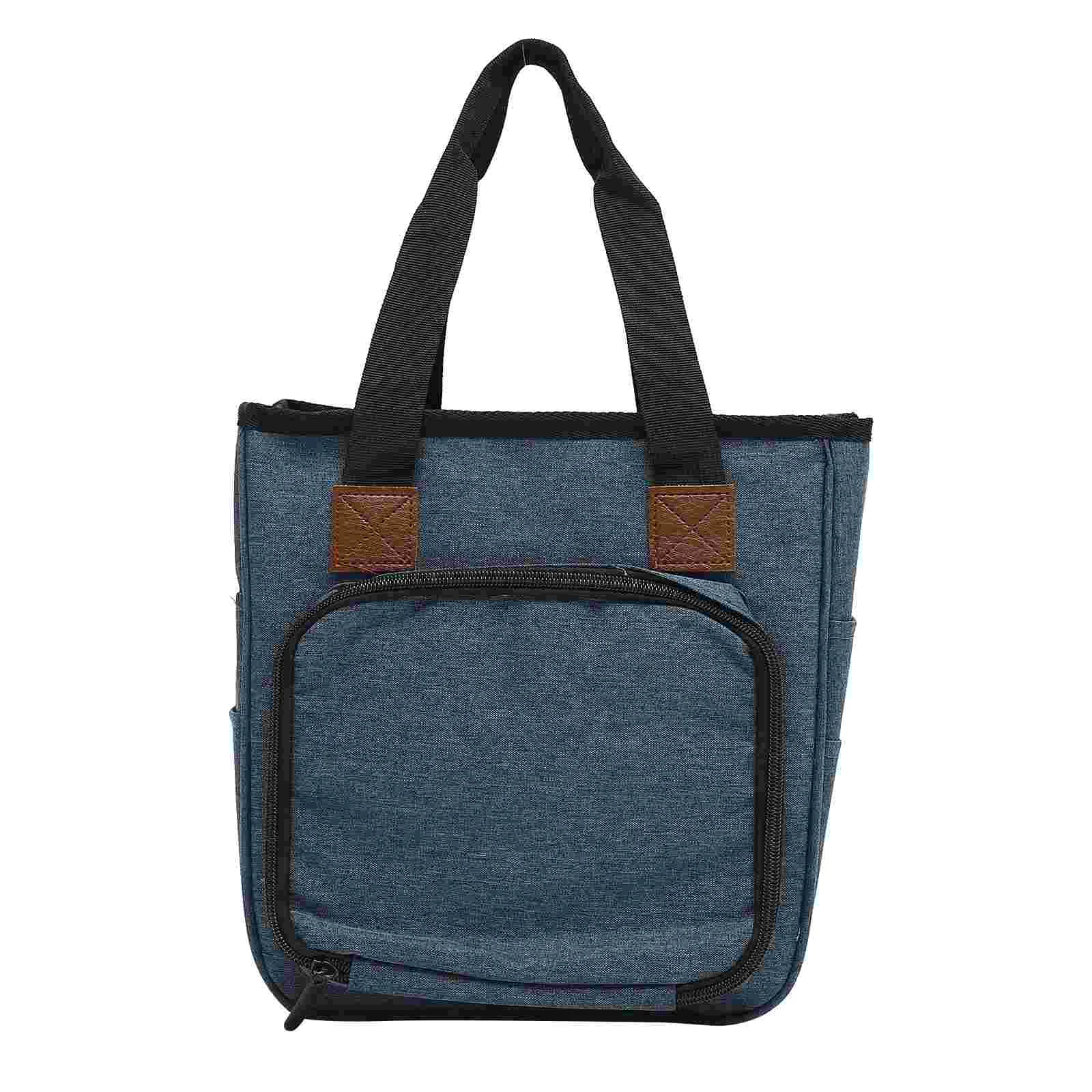 

Bag Yarn Tote Knitting Storage Organizer Bags Embroidery Portable Tool Crochet Sewing Diaper Tools Project Floss Home Woolen