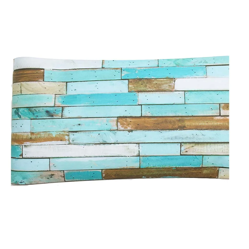 

20x300CM Retro Self Adhesive PVC Floor Roll Brick Line Pattern Hotel Bedroom Ground Floor Sticker PVC Removable Wall Stickers