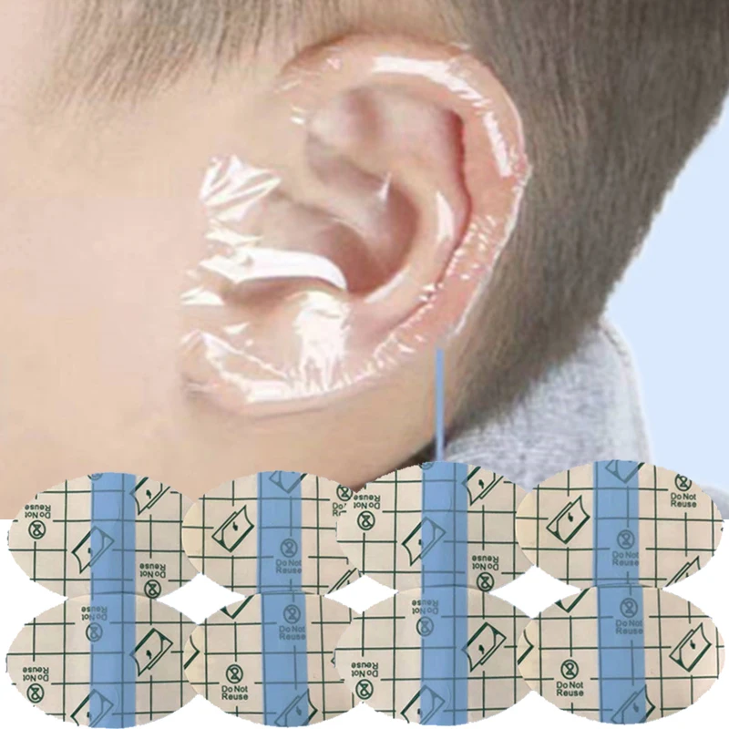 

20/100pcs Shampoo Ear Protection Stickers Bathing Swimming Earmuffs Water Children Shampoo Ear Water Prevention Baby Care