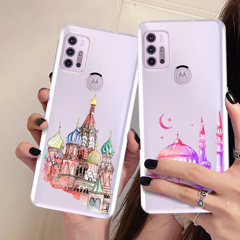 

Castle Fundas for Motorola Moto One Action Hyper Vision G40 Fusion Case for Moto E40 E7 G60S G30 G20 G9 G8 Plus Play Power Cover