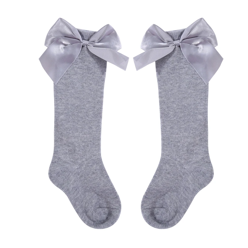 

Baby Girls Socks Autumn Toddler Big Bow Knee High Long Soft Socks Kids Christmas Socks Red Newborn Socken For 0-5 Years