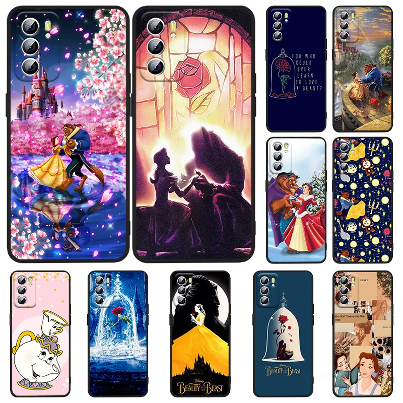 

Beauty and the Beast Phone Case For OPPO Realme 5 6 6i 6s 7 8 8i 9i c3 c11 c21Y Q3S Narzo 50A 50i Master GT2 Pro Black luxury
