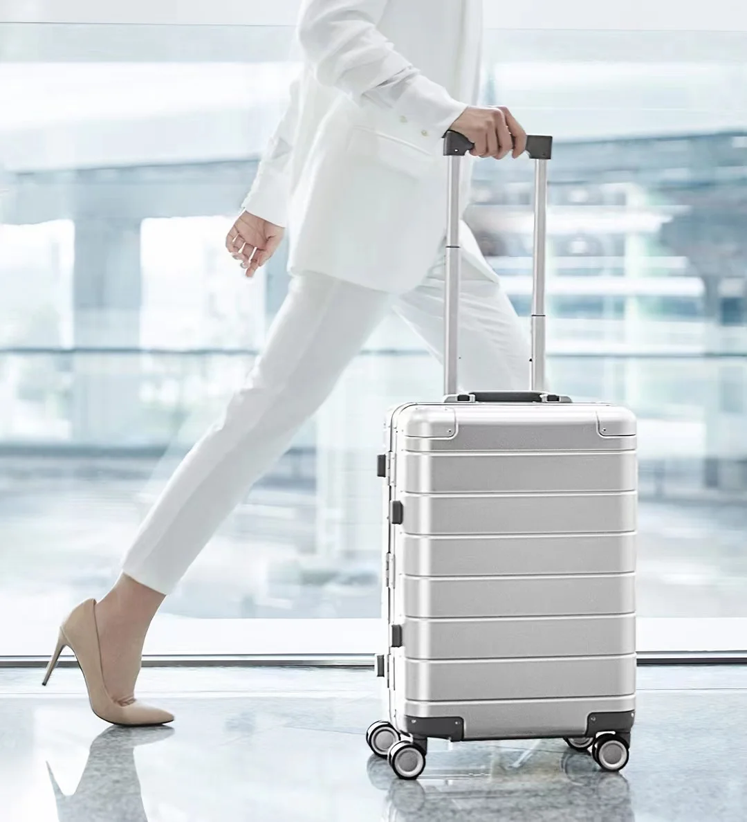Xiaomi Mi Metal Travel Suitcase 2 Waterproof Trolley Case High Capacity Boarding Luggage with TSA Lock for Outdoor Fun