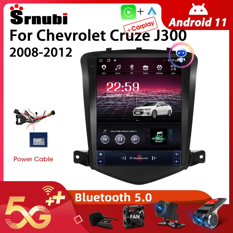 Srnubi Android 11 0 автомобильное радио для Chevrolet Cruze J300 2008-2012 мультимедийный плеер 2Din 4G | Автомагнитолы -1005003630038668