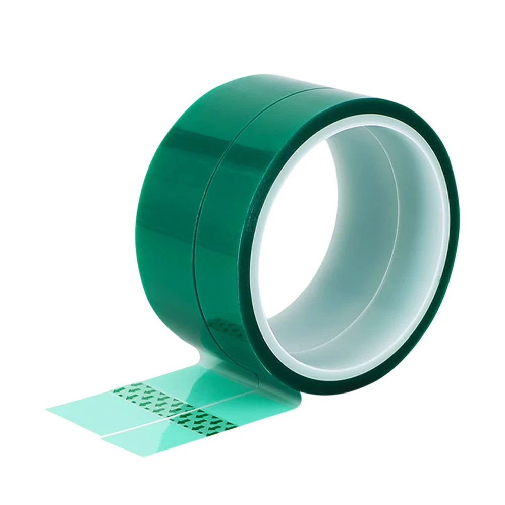 

UYANGG 33M/Roll Green PET Film Tape High Temperature Heat Resistant PCB Solder SMT Plating Shield Insulation Protection Tape
