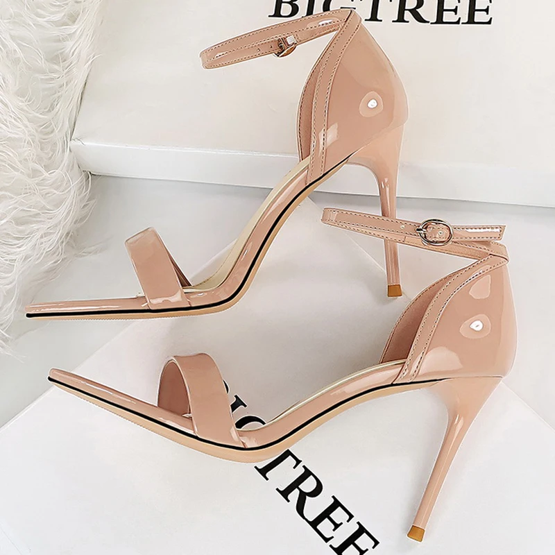 

High Heels Fashion Women's Pumps Sexy Women Shoes Stiletto BIGTREE Shoes Pointed Toe Lady Shoes Party Shoes High-heeled Sandals