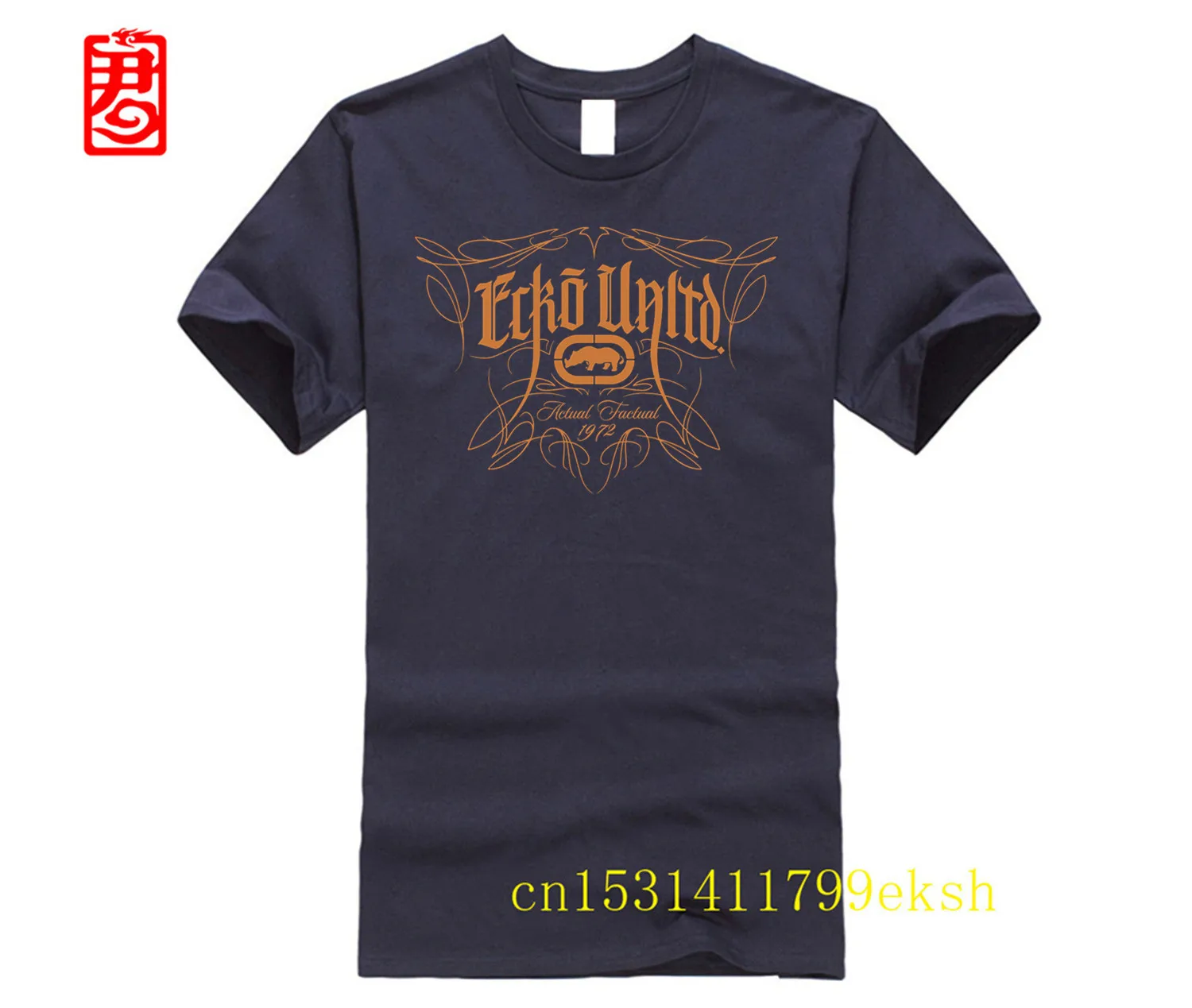 Ecko_Unltd Round Neck Short Sleeve Tee Shirts Exercise Men's Choose Shirts Cotton Spandex O-Neck Tee Shirt New Style TEE (art.: 3920ca77afad2) - 3920ca77afad2