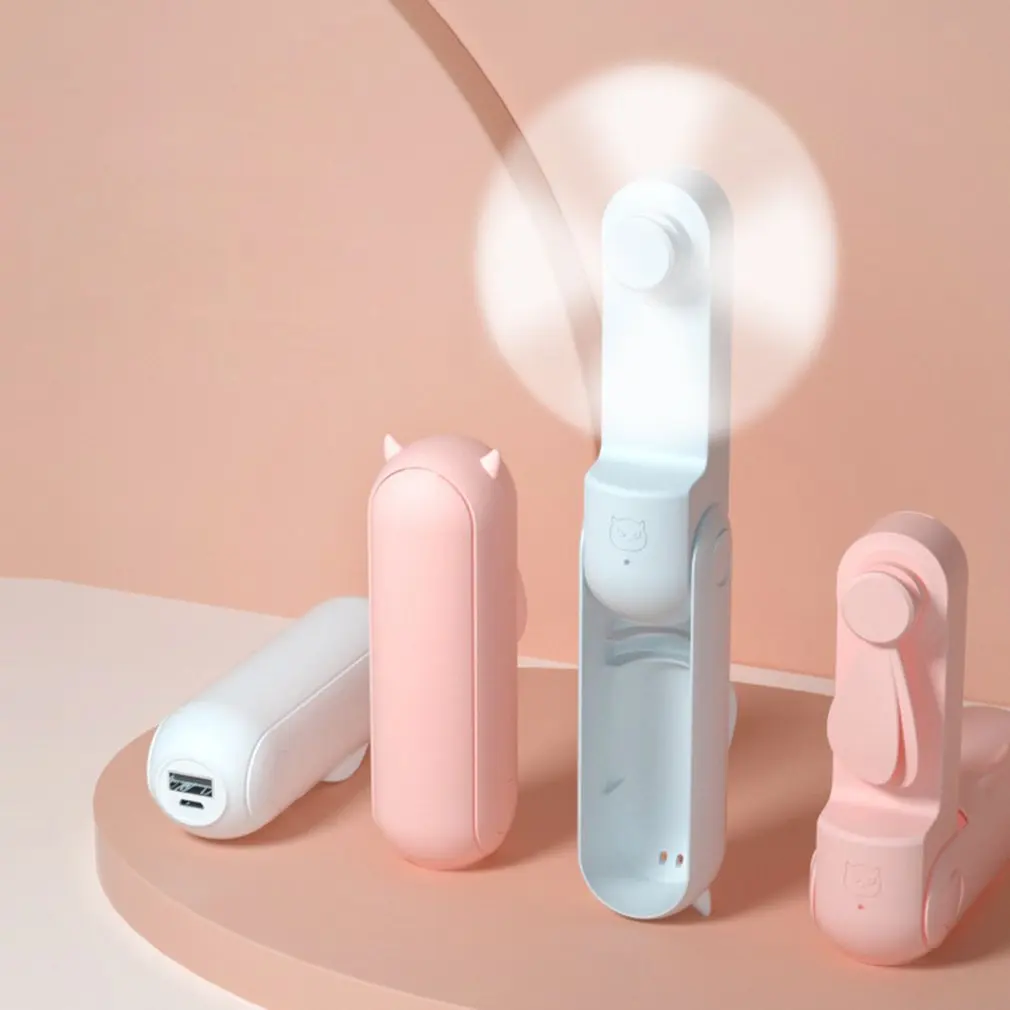 

Креативный Портативный USB ручной складной маленький вентилятор с мягким резиновым листом из термопластичного эластомера Автоматический з...